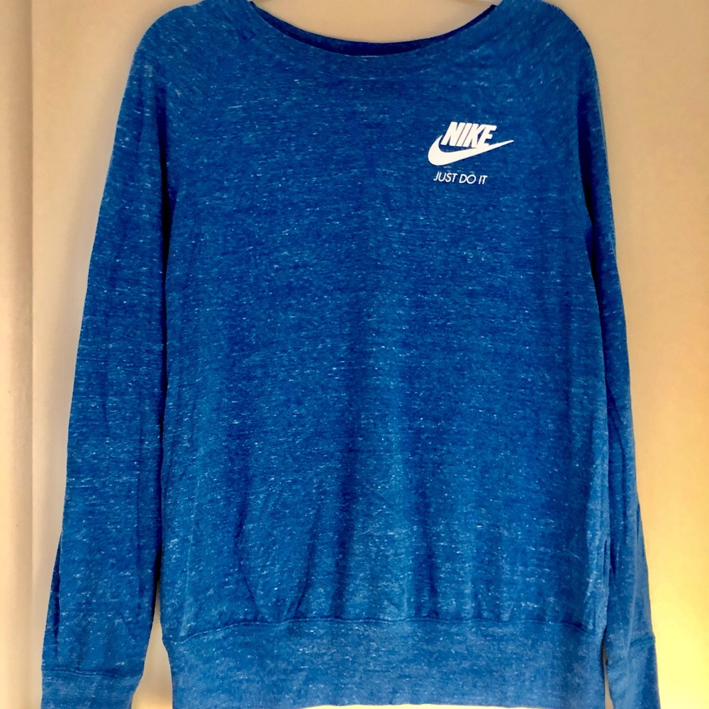 Nike Crew Neck Heather’s Blue long sleeve